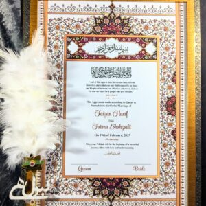 Nikkah Certificate